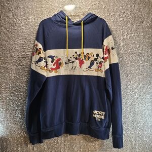 Disney Mickey Mouse the One and Only Hoodie Retro Hooded Sweatshirt Adult Small